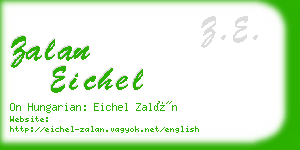 zalan eichel business card